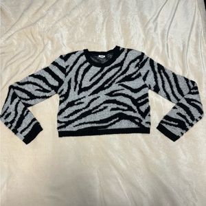 Garage Sweater Crop Top